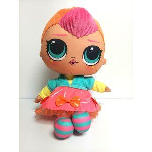 LOL Surprise Neon QT Huggable Soft Doll 16”Plush